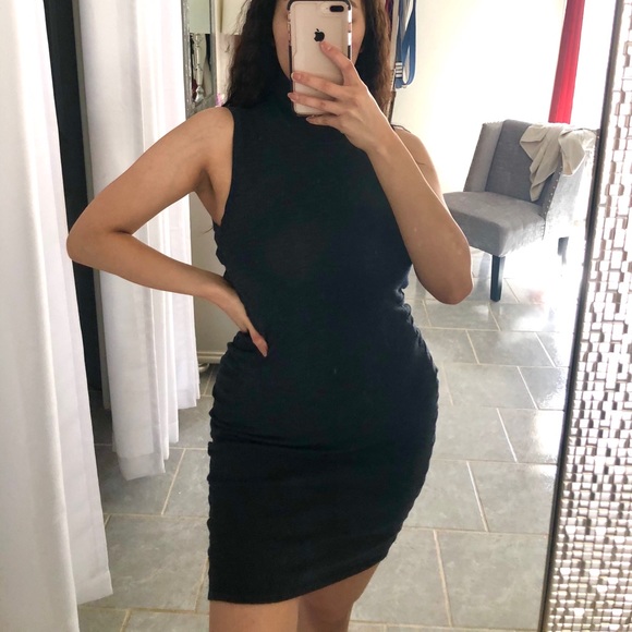 calvin klein turtleneck dress